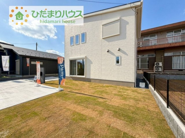 【庭】 | 土浦市中村南1丁目　新築戸建　2号棟 | お子様の元気なお外遊びも、自宅のお庭なら安心ですね(^^♪