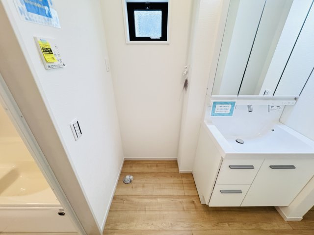 松戸市六実２丁目新築戸建【六実第二小学校:4分】のランドリースペース|洗濯機置き場