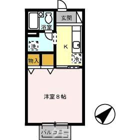 セジュール２１ A棟の間取り