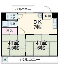 高槻市春日町の一棟マンションの間取り