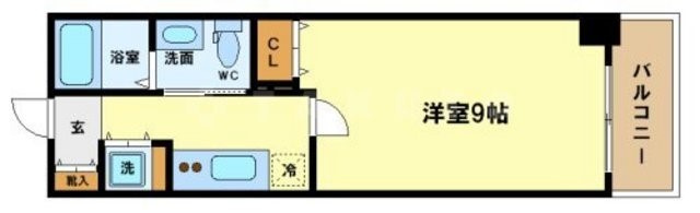 エスライズ四ツ橋の間取り|エスライズ四ツ橋　開放感のある間取り