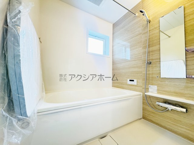 所沢市東狭山ヶ丘3丁目・全7棟　新築一戸建　6号棟の浴室|1坪サイズ・浴室乾燥機付ユニットバスで一日の疲れを癒しましょう♪