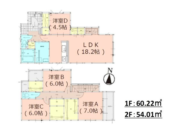 糸島市篠原西3丁目第1-2棟(2号棟)