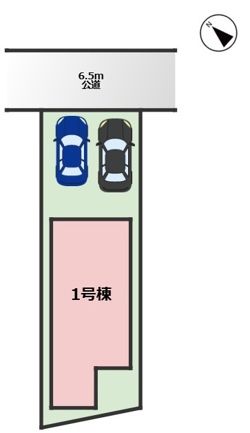 Terrechez天白区鴻の巣1期｜名古屋市の戸建ならホームアップの区画図