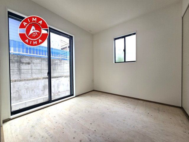 福岡市東区香住ヶ丘5丁目第3-1棟(1号棟)の和室|将来的に、琉球畳を引きまして和室風にすることも可能です。