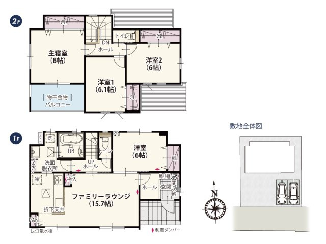 【間取り】 | リビングに隣接した洋室はお子様のプレイスペースやワークスペースとしても活用できる暮らしに合わせた使い方ができるマルチユーススペースです。