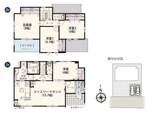 【間取り】 | リビングに隣接した洋室はお子様のプレイスペースやワークスペースとしても活用できる暮らしに合わせた使い方ができるマルチユーススペースです。