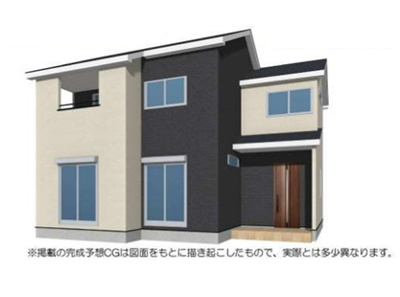 【外観パース】 | 吾妻郡中之条町　新築住宅　 | 外観パースです