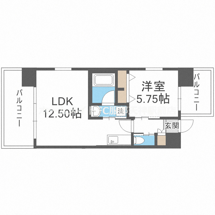 プレジオ豊中の間取り