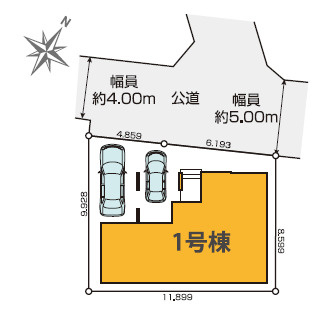 練馬区大泉学園町2丁目　23帖吹抜けLDK　大型邸宅の区画図