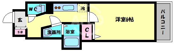 プレミアムコート天王寺EASTの間取り|プレミアムコート天王寺EAST　間取り