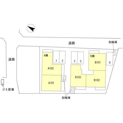 【区画図】 | サクラビレッジ豊中市本町B棟
