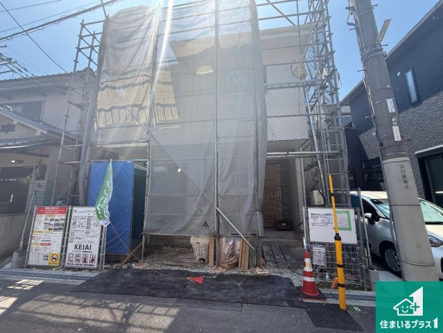 東大阪市若江本町　第1期　新築一戸建ての外観|現在建築中！落ち着いた街並みで新生活を始めることが出来そう！周辺の物件も併せてご紹介させて頂きます！