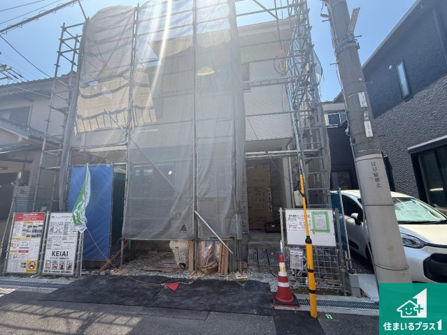東大阪市若江本町　第1期　新築一戸建ての外観|現在の進捗状況です！順調に作業進行中、完成が待ち遠しいです！詳細の間取り等、お気軽にお問い合わせください！
