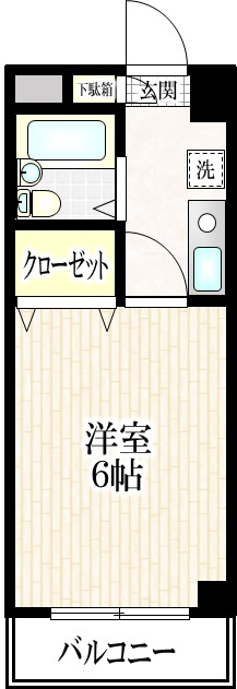 立川市富士見町１丁目の賃貸マンションの間取り