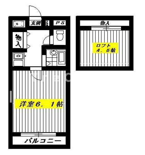 ロワジール貫井Ａの間取り