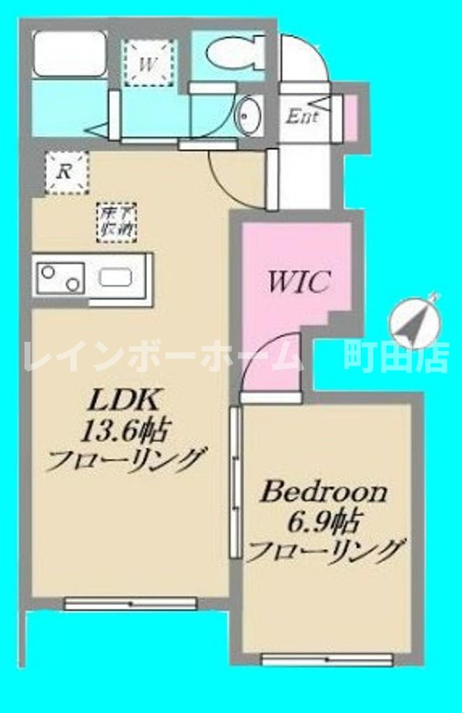 リバーサイドヴィレッジ3・4棟※初期費用分割後払いサービス利用可能物件の間取り