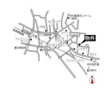 ロイヤルハイツの地図