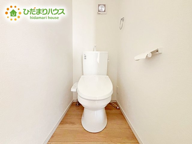 【トイレ】 | ひたちなか市津田東1期　新築戸建　1号棟 | 温水洗浄便座ついてます(^^♪