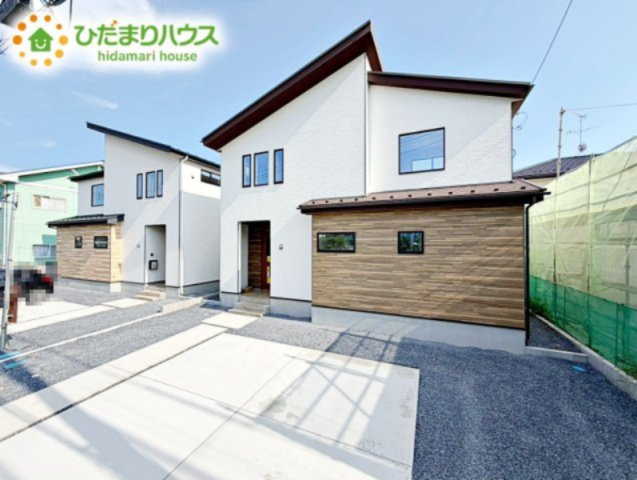 【外観】 | ひたちなか市津田東1期　新築戸建　1号棟 | 公園が近く明るい光の差し込む住まい♪