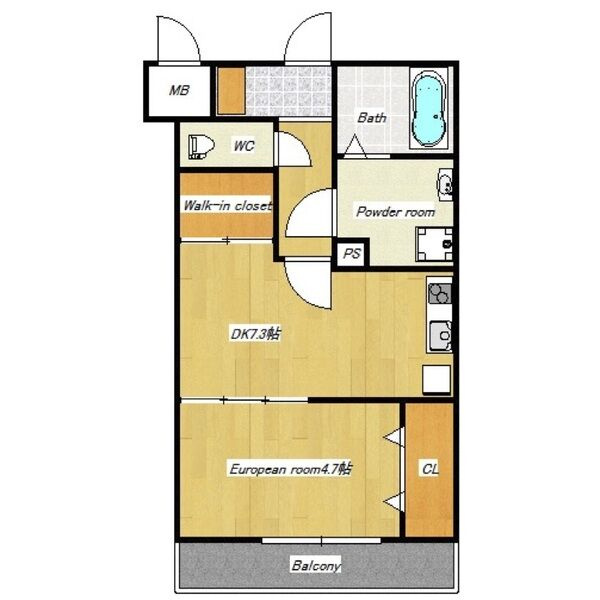 KTIレジデンス月見山Ⅱの間取り