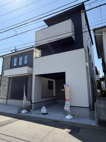 《仲介手数料無料》浦和区大東３丁目34-13新築一戸建てケイアイグレイスの外観|撮影日 2026年5月17日 10:00 晴れ