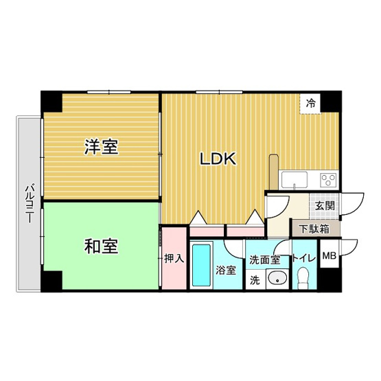 【間取り】 | マック白楽コート