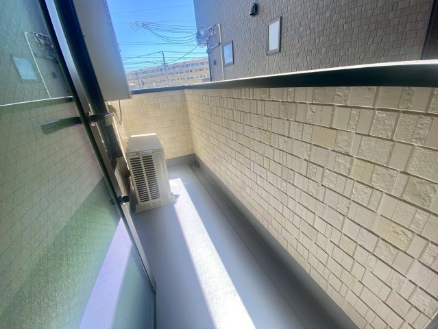 ボヌール英賀保駅前Ⅱのバルコニー