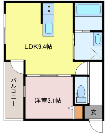 ボヌール英賀保駅前Ⅱの間取り