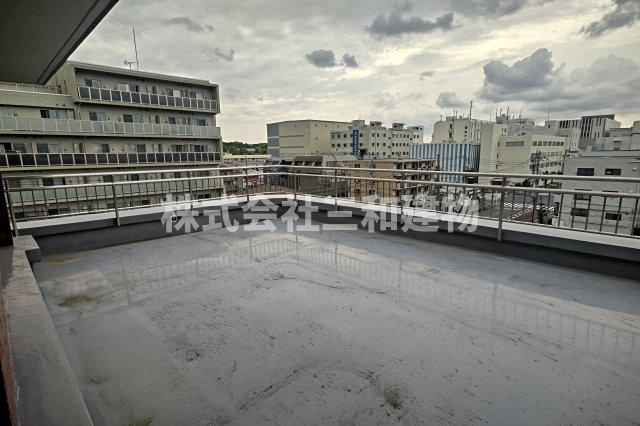 ハイム川口のバルコニー