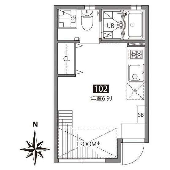 【間取り】 | ソシガヤテラスＮ