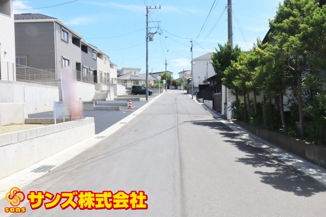 郡山市菜根３丁目　　　１号棟　　　桜小学校、郡山第３中学区の外観|南側前面道路