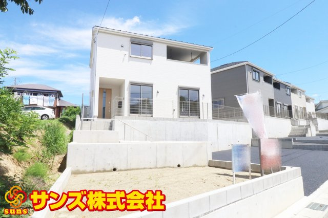 郡山市菜根３丁目　　　１号棟　　　桜小学校、郡山第３中学区の外観|南西側から見た外観♪