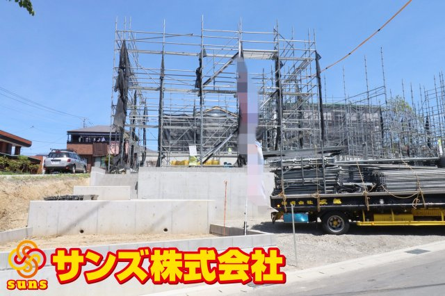 郡山市菜根３丁目　　　１号棟　　　桜小学校、郡山第３中学区の外観|南側から見た外観
