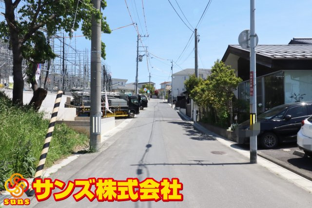 郡山市菜根３丁目　　　１号棟　　　桜小学校、郡山第３中学区の外観|南側前面道路