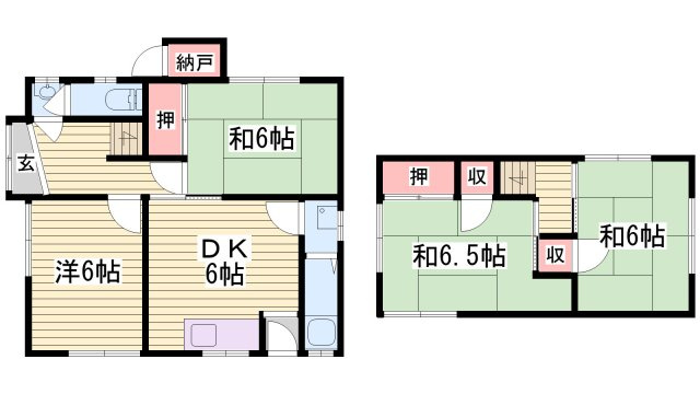 細江貸家の間取り