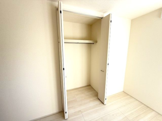 第3榛東村広馬場　新築戸建　1号棟（平屋）の収納|洋室2収納です。