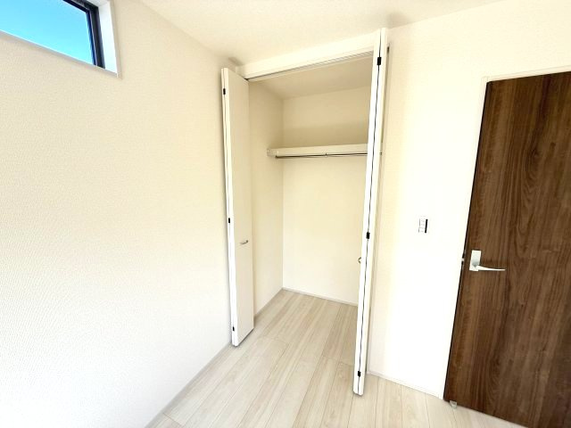 第3榛東村広馬場　新築戸建　1号棟（平屋）の収納|洋室3収納です