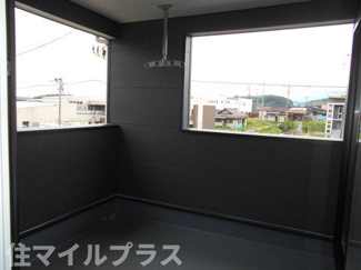 【バルコニー】 | 二本松市油井新築一戸建て3棟 | バルコニーからの眺めを楽しみながら食事をしませんか