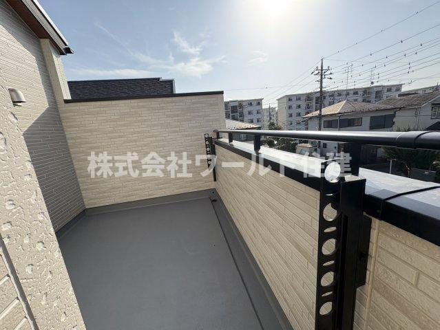 狭山市富士見1丁目のバルコニー