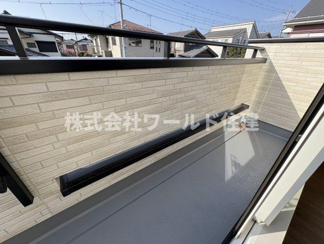 狭山市富士見1丁目のバルコニー
