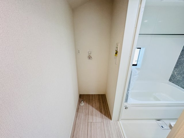流山市美原３丁目新築戸建（美原５期）のランドリースペース|洗濯機置き場