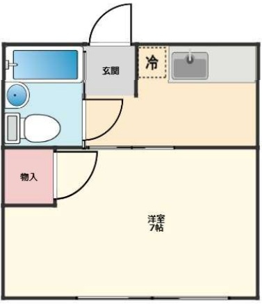 【間取り】 | アミューズ宮本A