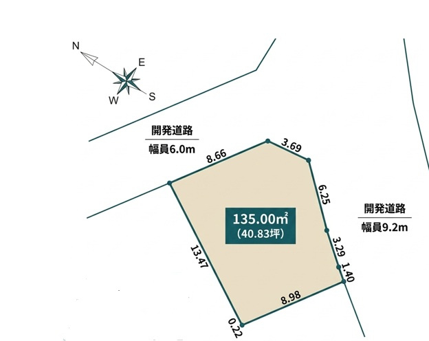泉南市信達市場　建築条件無し土地