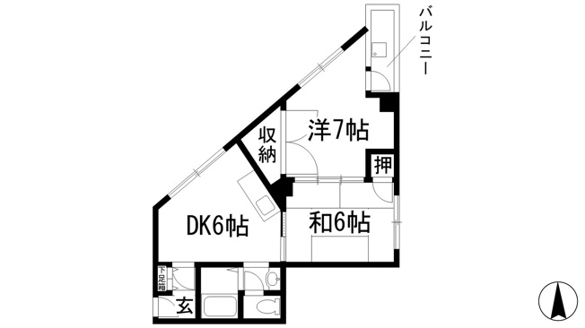 【間取り】 | サニーサイドハイツ