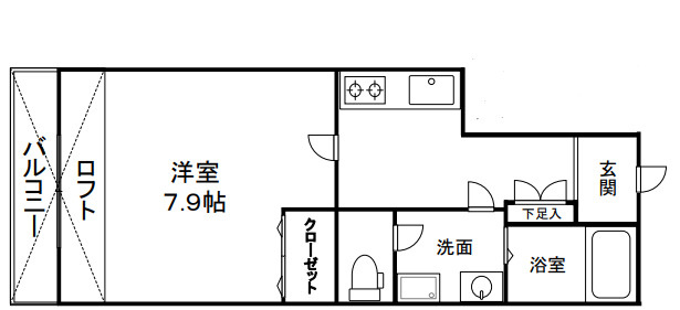 THE CITY　板宿の間取り