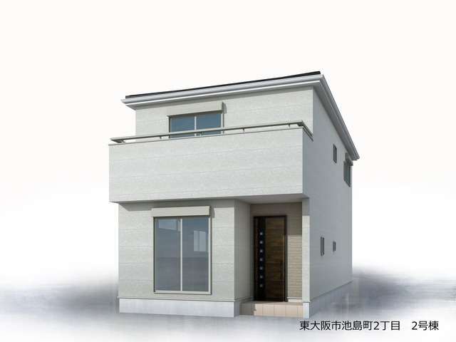 リーブルガーデン東大阪市池島町2丁目の外観パース