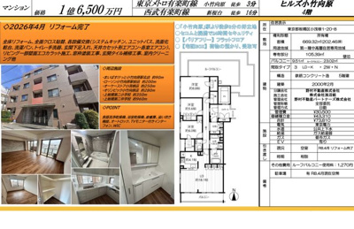 【その他】 | ヒルズ小竹向原　仲介手数料無料＋80万円現金プレゼント中