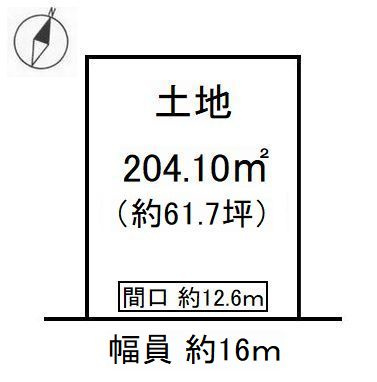 常滑市虹の丘3丁目の土地図