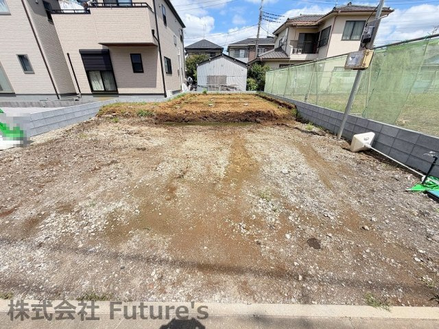 八潮市古新田　新築戸建の外観|現地の写真になります。